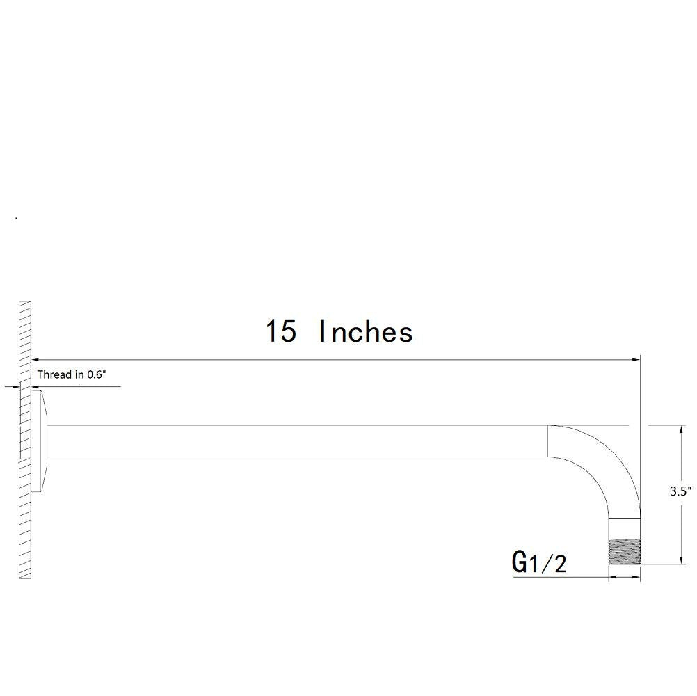 The Schwisteen Shower Extender Arm (3 Available Sizes)