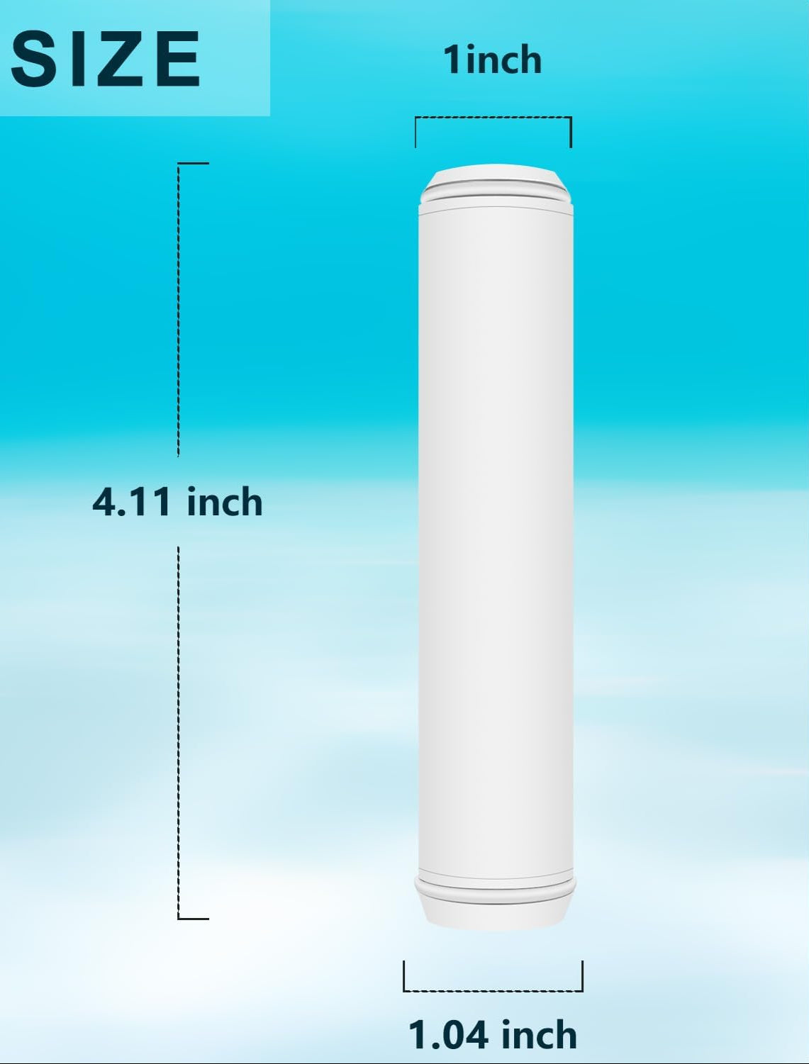 Schwisteen Original & Schwisteen 2 Handheld Massaging Shower Head Replacement Filters (4 Pack)