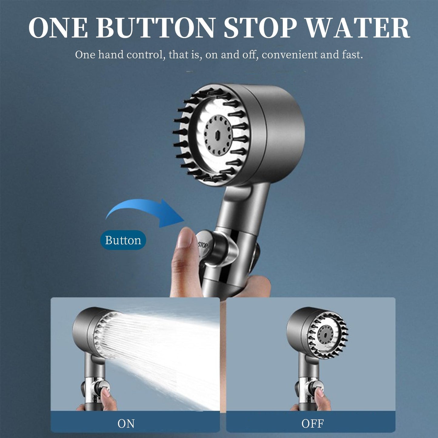 Schwisteen Original Filtered Massaging Shower Head