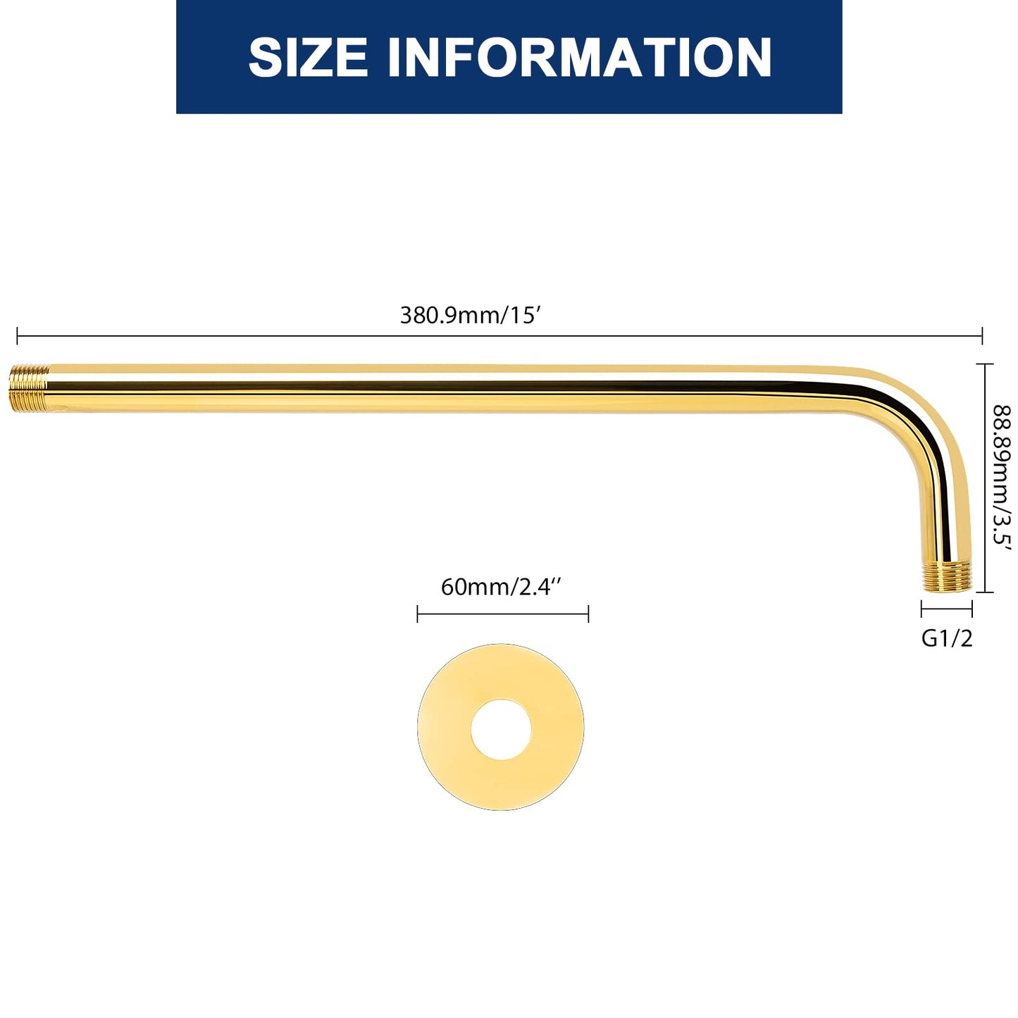 The Schwisteen Shower Extender Arm (3 Available Sizes)