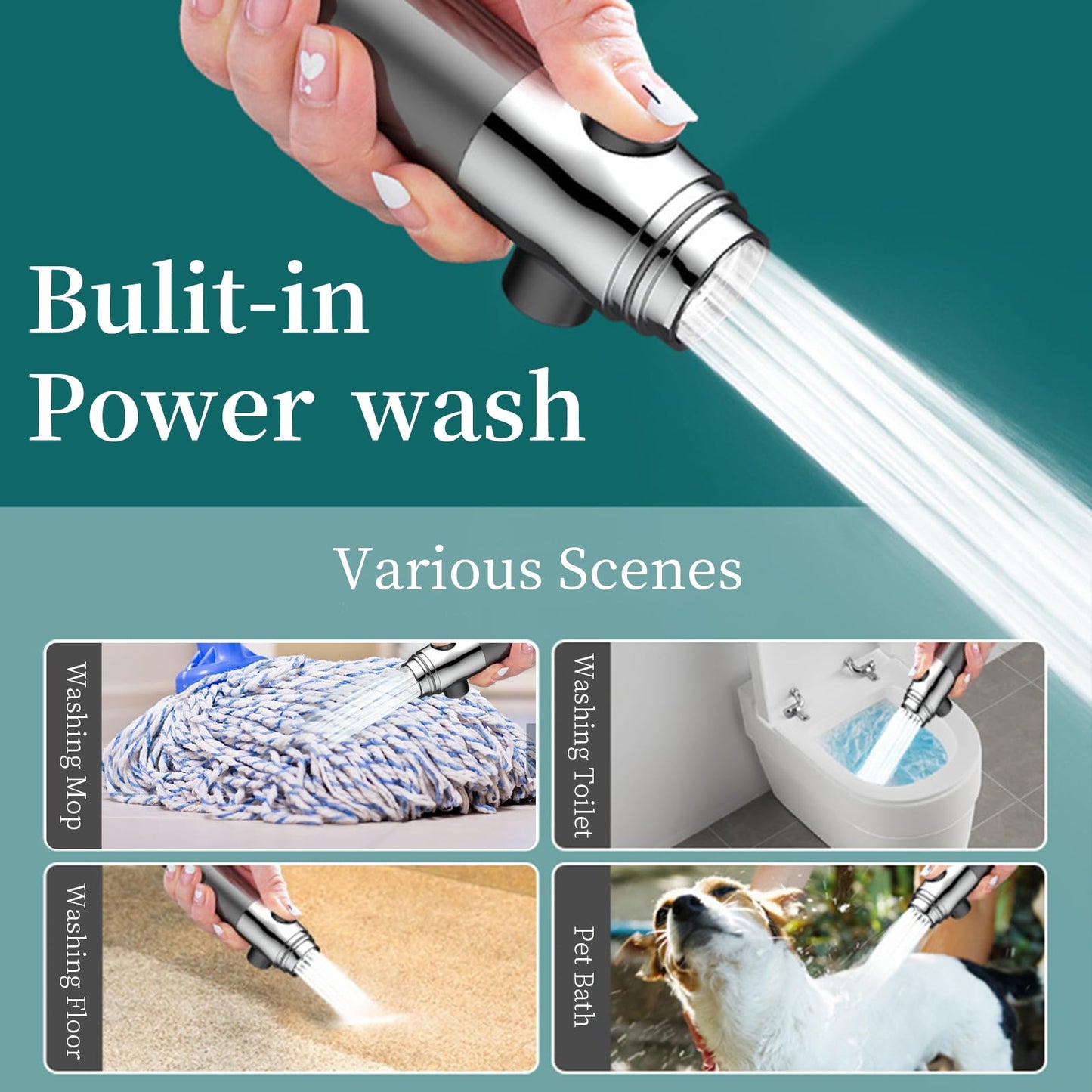 Schwisteen Original Filtered Massaging Shower Head