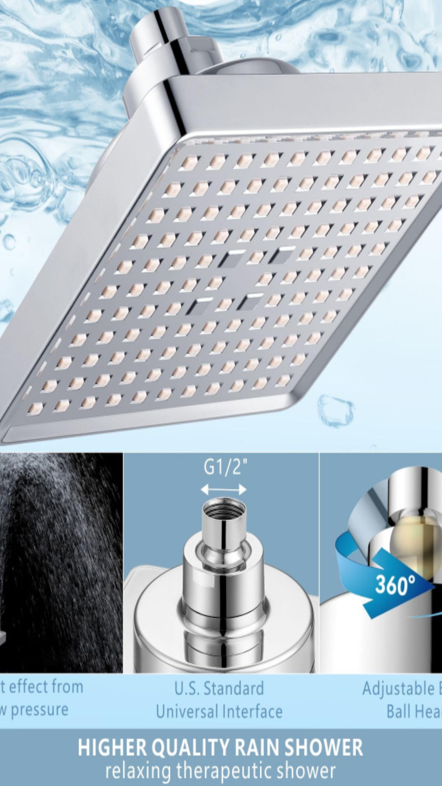 Schwisteen Filtered Shower Head Combo