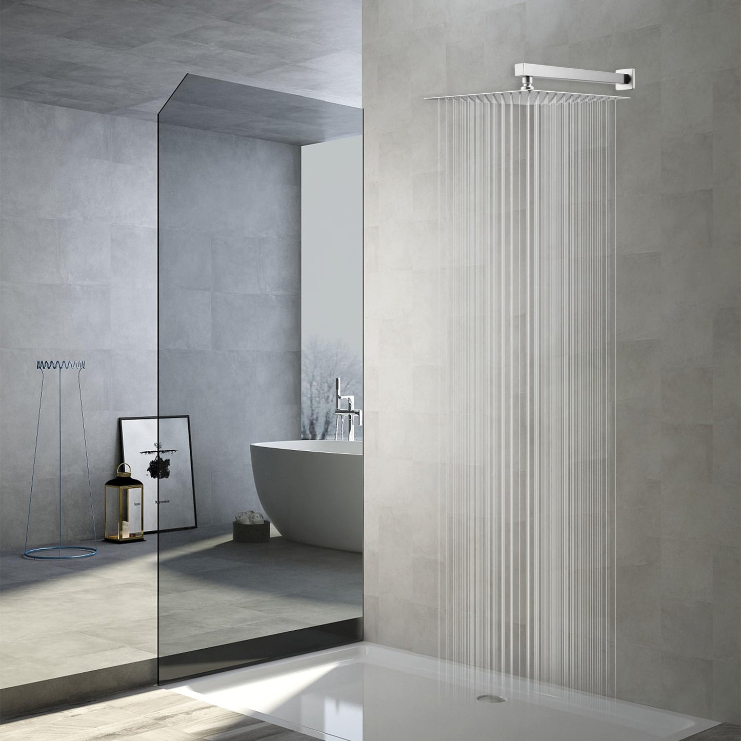 Schwisteen Stainless Rain Style Shower Head (4 Sizes)
