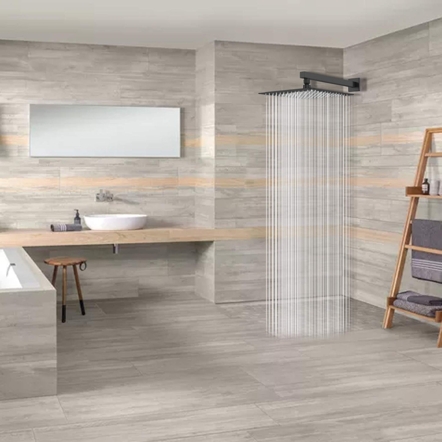 Schwisteen Stainless Rain Style Shower Head (4 Sizes)
