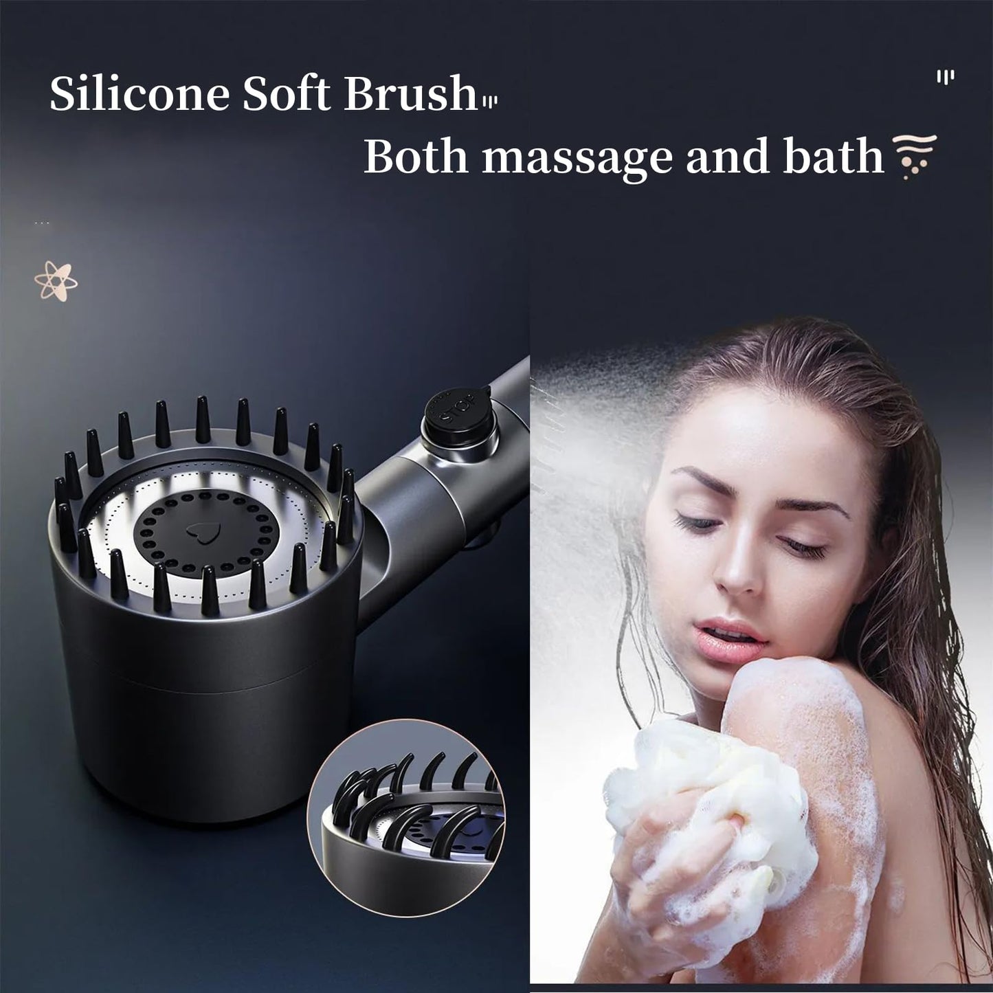 Schwisteen Original Filtered Massaging Shower Head