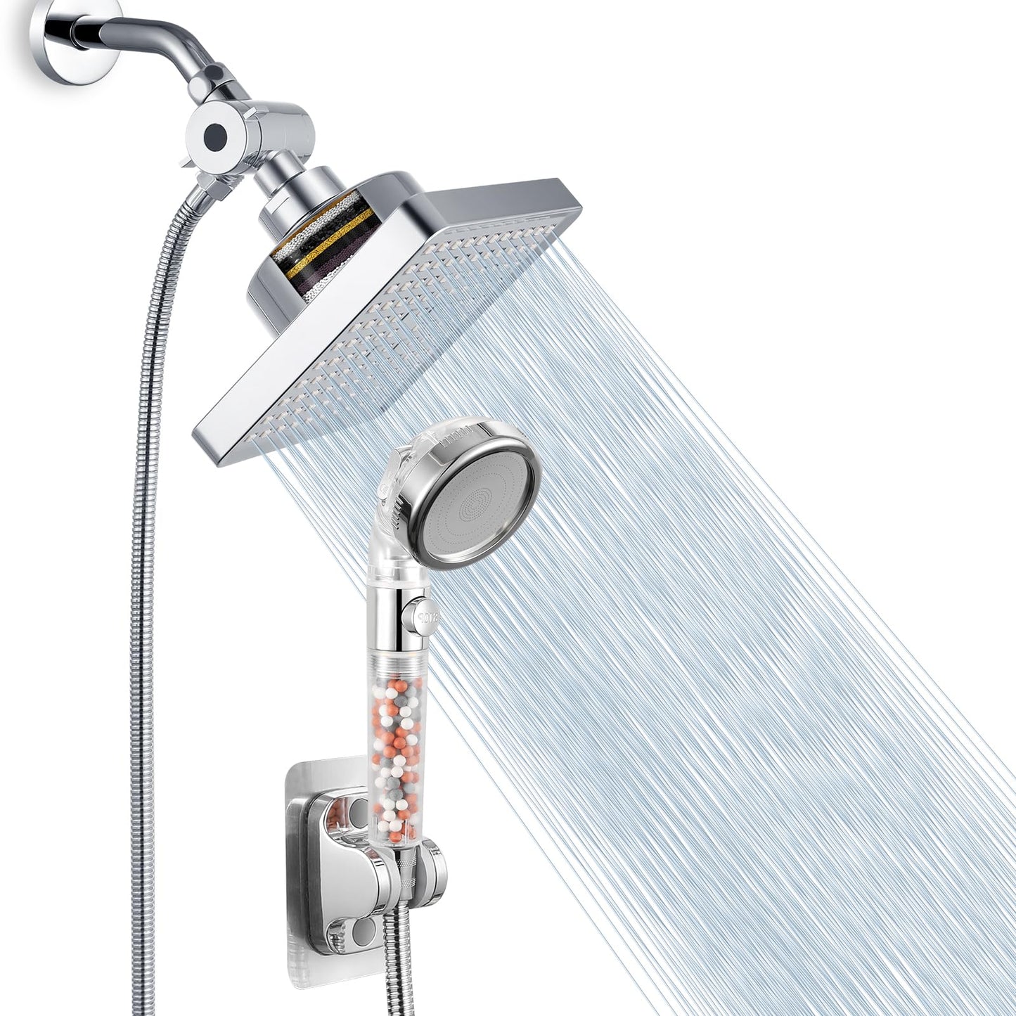 Schwisteen Filtered Shower Head Combo