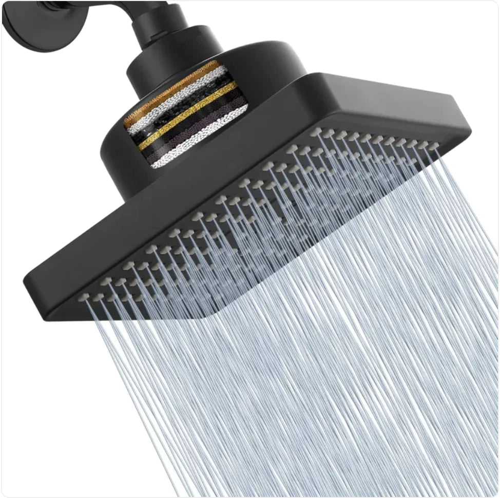 Schwisteen FilterSquare© Showerhead with Built-In Filter