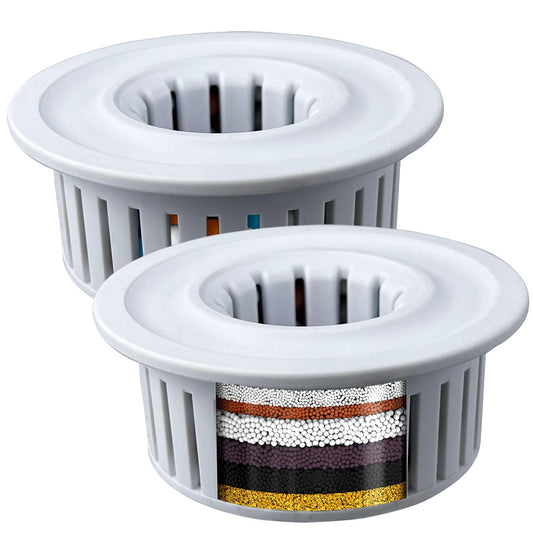 Schwisteen FilterSquare© Showerhead Multi-Stage Filter Cartridge (Pack of 2)