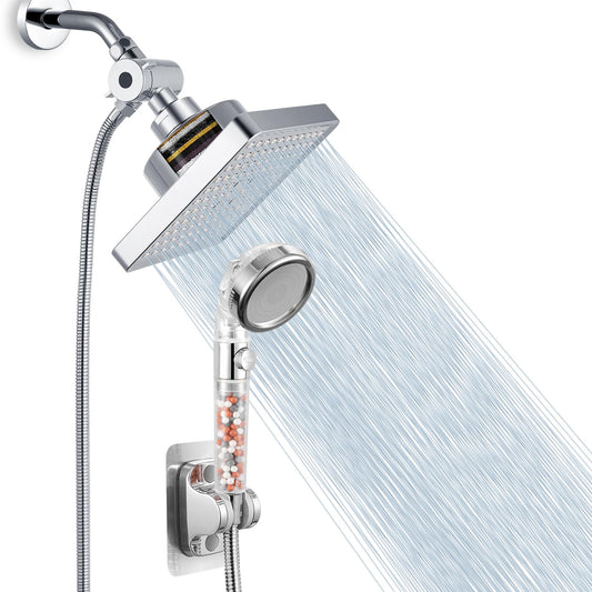 Schwisteen Filtered Shower Head Combo