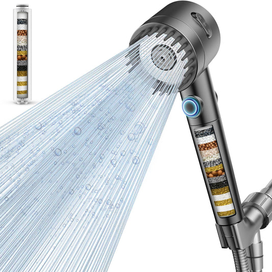 Schwisteen 2 Filtered Massaging Shower Head (Upgraded)